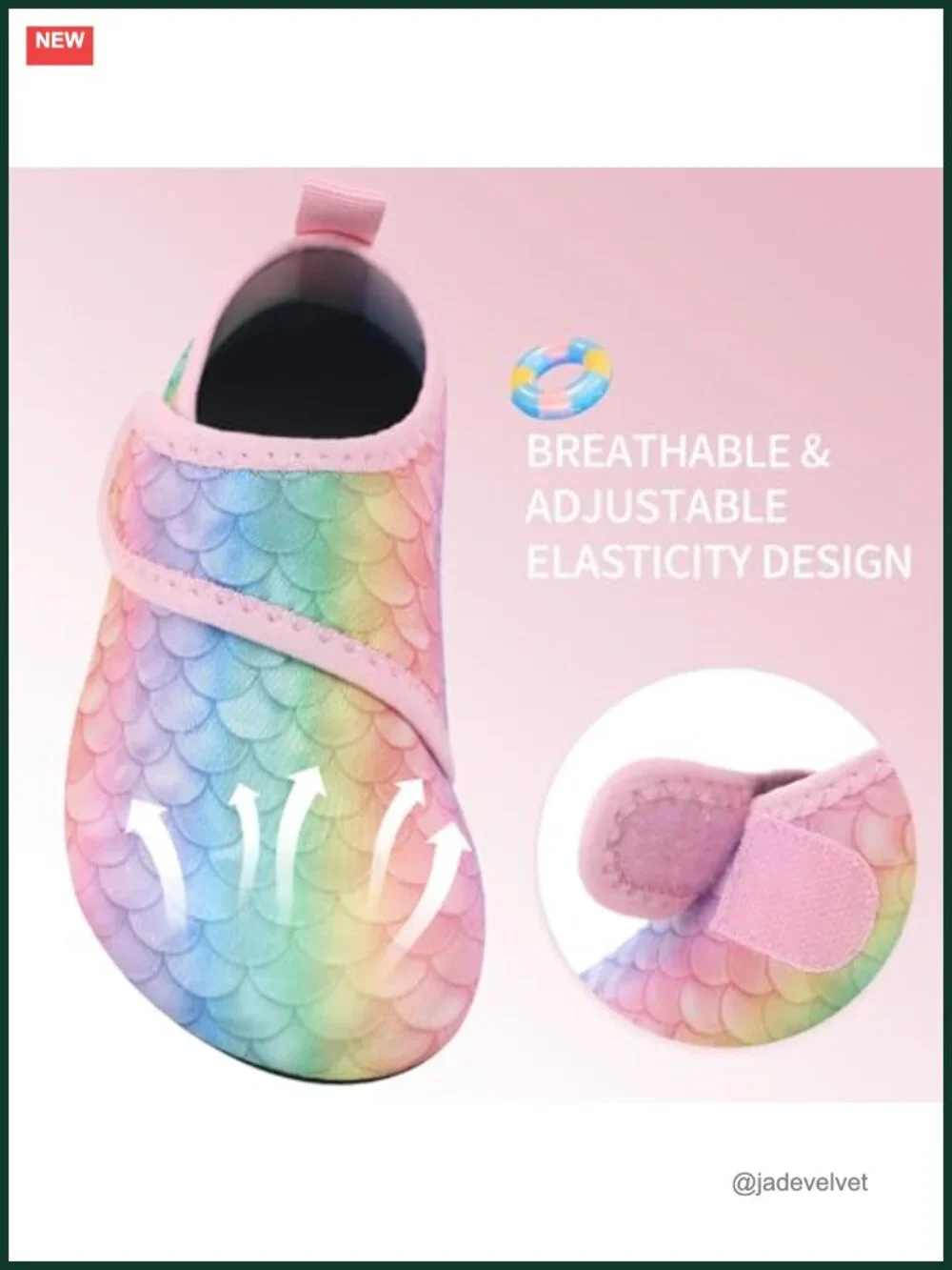 Kids Water Shoes Non Slip Quick Dry Barefoot Aqua Socks for Beach